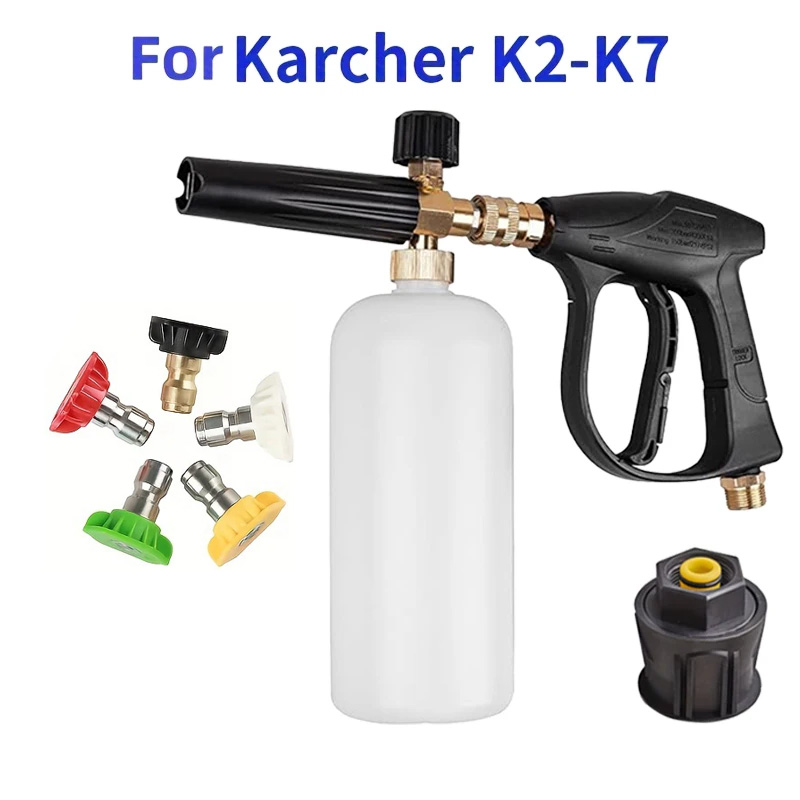 Foam Cannon Car Wash - Kit de cañón de espuma para