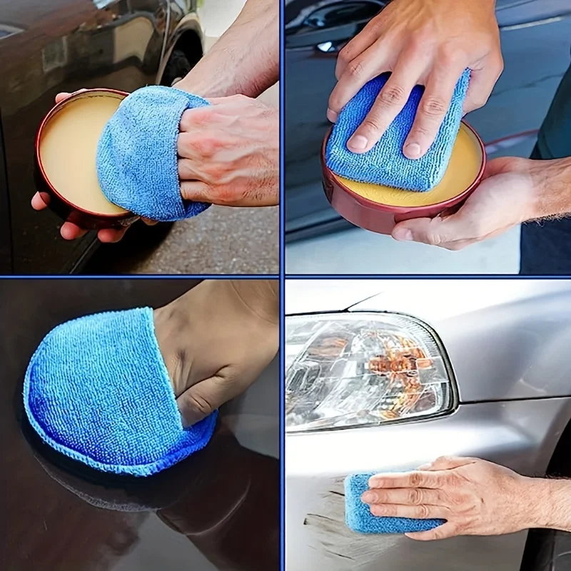 Wax Applicator Pad - Kit de 8 almohadillas aplicadoras de