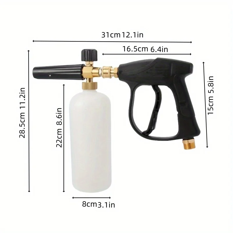 Kit de cañón de espuma para la - Foam Cannon Car Wash reseña y precio