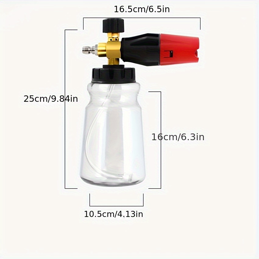 Cañón de espuma para lavado de - Foam Cannon Car Wash reseña y precio